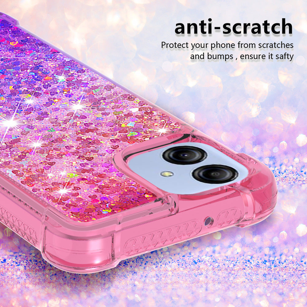 YB Quicksand Series-3 for Samsung Galaxy A04e 4G F04 4G M04 4G Drop-proof TPU Phone Back Cover Gradient Quicksand Liquid Flowing Sparkle Phone Case YB Quicksand Series-3 for Samsung Galaxy A04e 4G F04 4G M04 4G Drop-proof TPU Phone Back Cover Gradient Quicksand Liquid Flowing Sparkle Phone Case